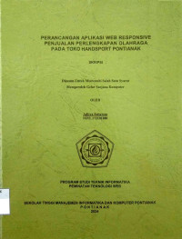 Image of Perancangan Aplikasi Web Responsive Penjualan Perlengkapan Olahraga pada Toko Handsport Pontianak