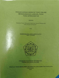 Image of Perancangan Website Toko Online Menggunakan Laravel pada Toko Spircosst.ID