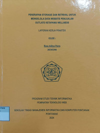 Image of Penerapan Storage dan Retrieval untuk Mengelola Data Website Penjualan Outlate Ketapang Wellness